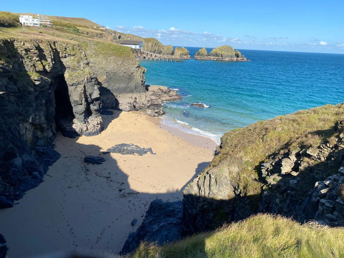 Polrunny Farm Blackberry Cottage - Cornwall Bliss In Sight Of The Sea Boscastle Eksteriør billede