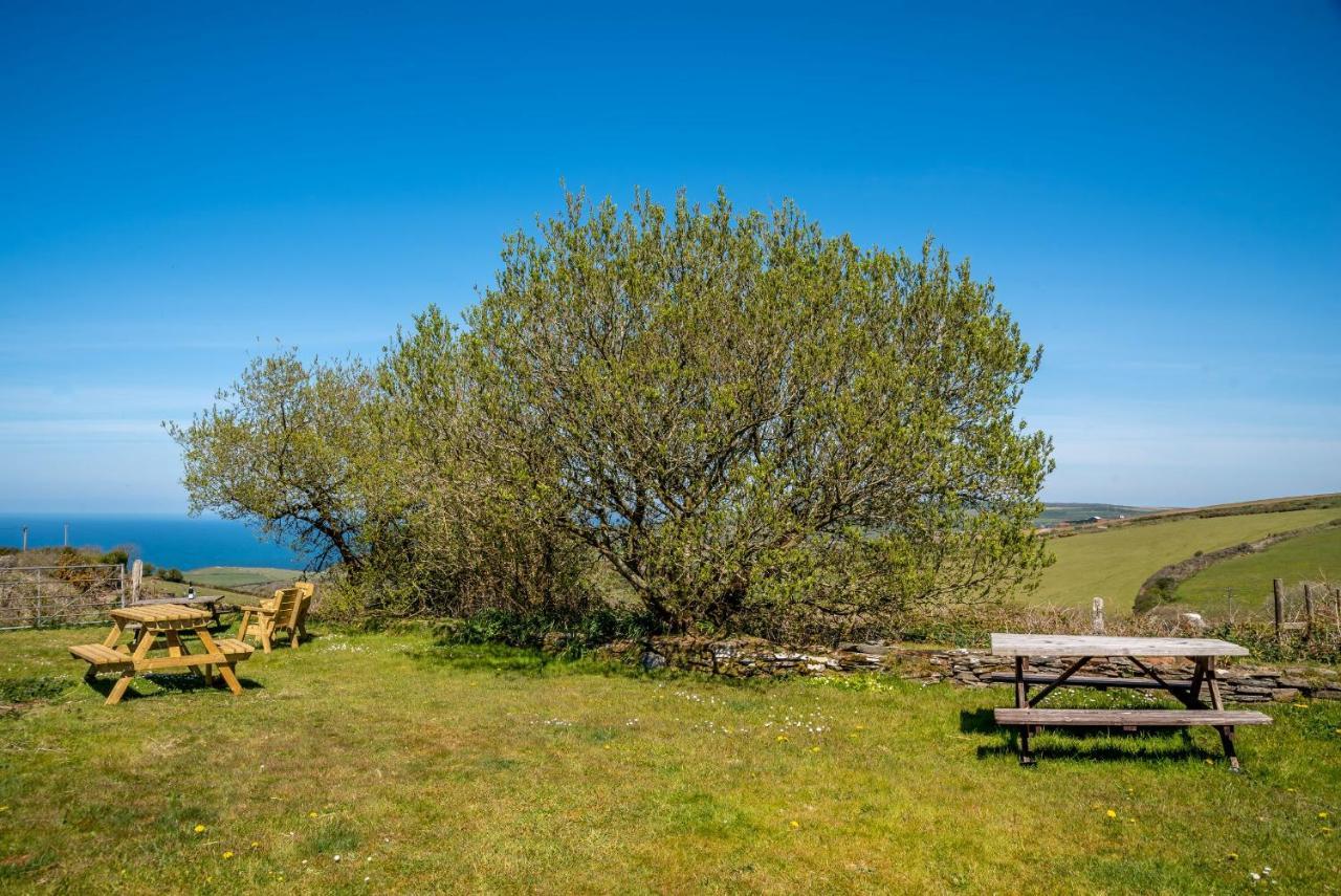 Polrunny Farm Blackberry Cottage - Cornwall Bliss In Sight Of The Sea Boscastle Eksteriør billede
