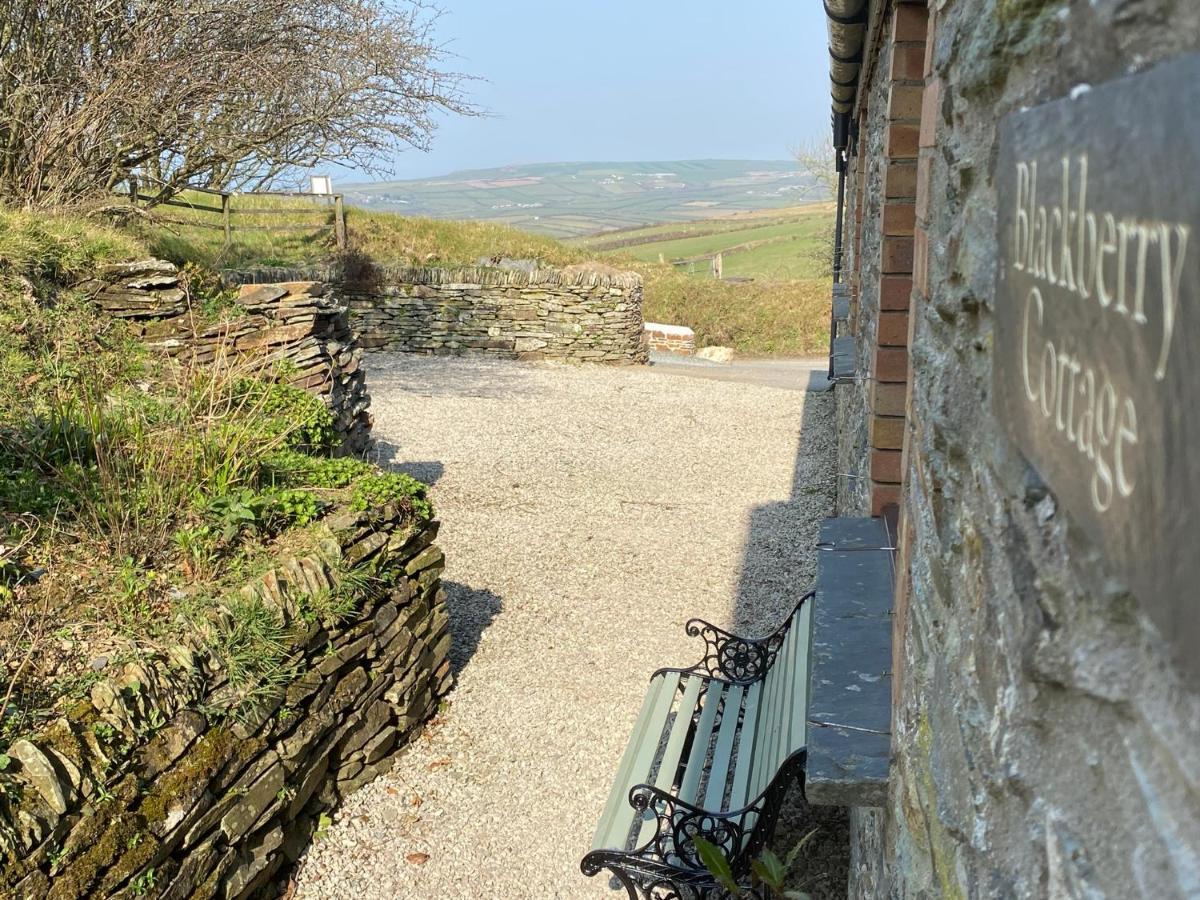 Polrunny Farm Blackberry Cottage - Cornwall Bliss In Sight Of The Sea Boscastle Eksteriør billede