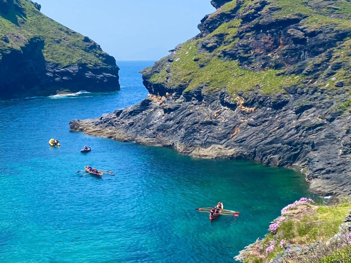 Polrunny Farm Blackberry Cottage - Cornwall Bliss In Sight Of The Sea Boscastle Eksteriør billede