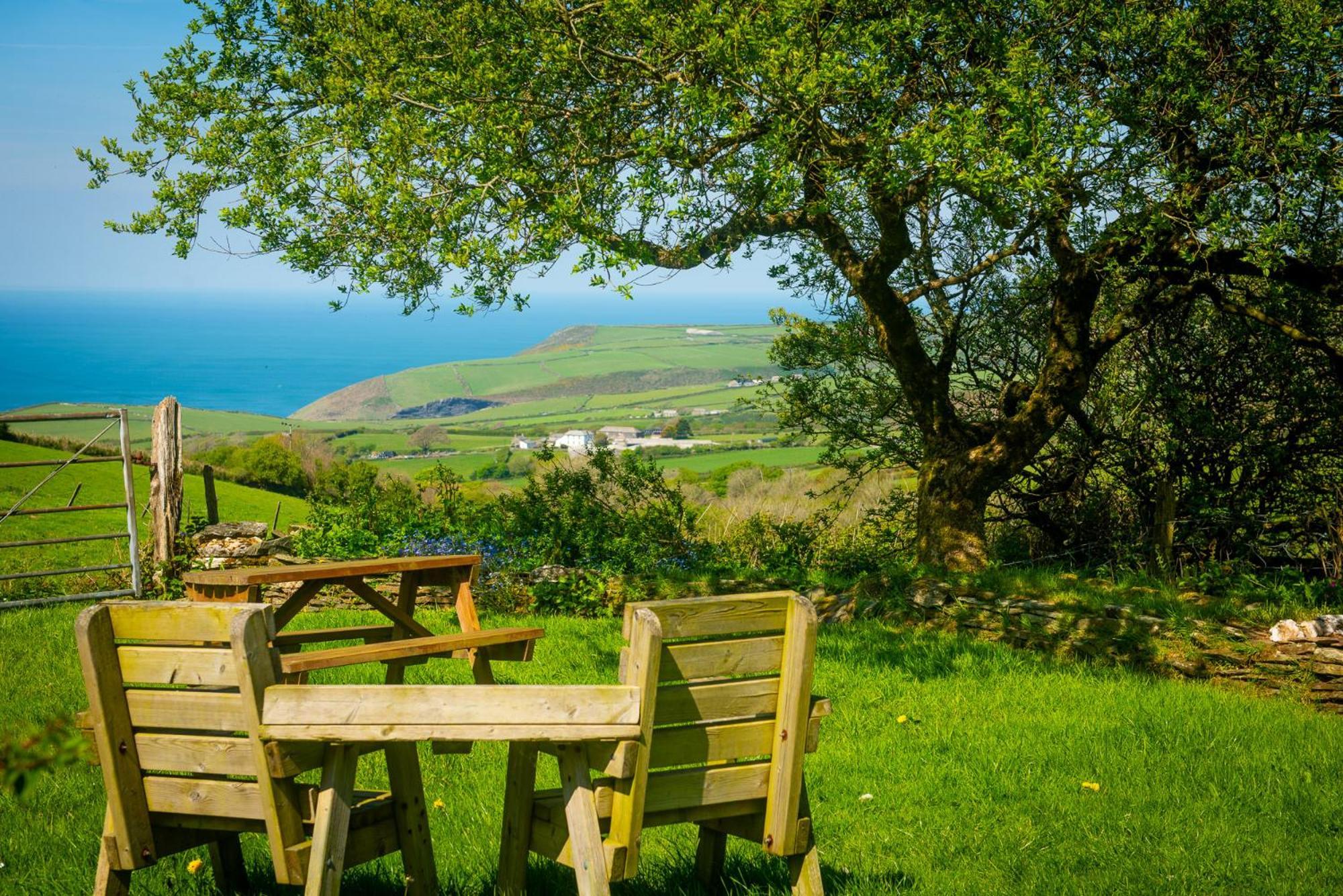 Polrunny Farm Blackberry Cottage - Cornwall Bliss In Sight Of The Sea Boscastle Eksteriør billede